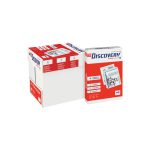 CAJA DE PAPEL BOND DISCOVERY CARTA 97 % BLANCURA 10 PAQUETES CON 500 HOJAS 75 GR