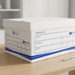CAJA PARA ARCHIVO MUERTO DE PLASTICO OFICIO 56 CM LARGO X 38 CM ANCHO X 26.5 ALT