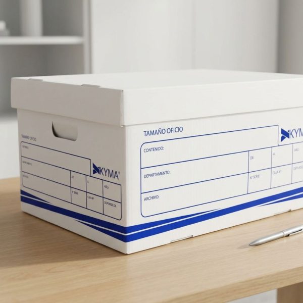 CAJA PARA ARCHIVO MUERTO DE PLASTICO OFICIO 56 CM LARGO X 38 CM ANCHO X 26.5 ALT