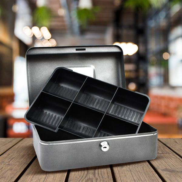 CAJA PARA DINERO METALICA MEDIANA