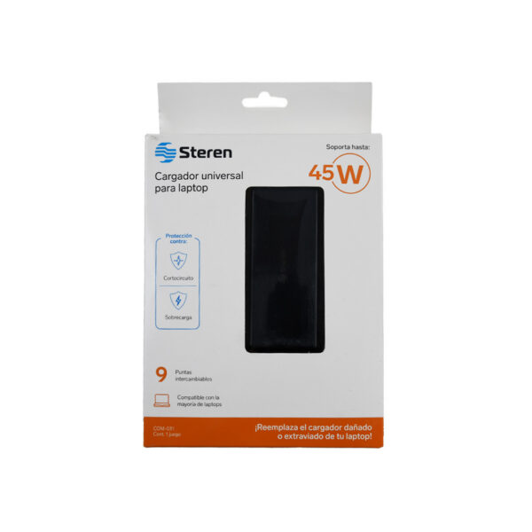 CARGADOR-STEREN-UNIVERSAL-PARA-LAPTOP-45W-CON-9-PUNTAS-INTERCAMBIABLES_C000-106_1-1 CARGADOR STEREN UNIVERSAL PARA LAPTOP 45W CON 9 PUNTAS INTERCAMBIABLES
