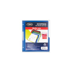 CARPETA PRESSBOARD BROCHE SIN PERCALINA CARTA AZUL OBSCURO P4554 CON 10 PZS