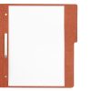 CARPETA PRESSBOARD BROCHE SIN PERCALINA CARTA CAOBA P4555 CON 10 PZS