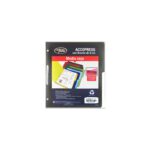 CARPETA PRESSBOARD BROCHE SIN PERCALINA CARTA NEGRA P0943 CON 10 PZS