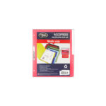 CARPETA PRESSBOARD BROCHE SIN PERCALINA CARTA ROJO CON P4557 10 PZS