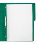 CARPETA PRESSBOARD BROCHE SIN PERCALINA CARTA VERDE OBSCURO P4778 CON 10 PZS