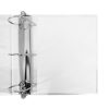 CARPETA VINIL BLANCA ARILLO EN D 4 PULGADAS CARTA 6797 PARA 750 HOJAS