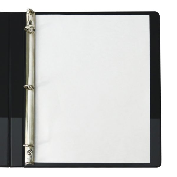 CARPETA VINIL BLANCA ARILLO EN O 1 PULGADAS OFICIO 9121BL PARA 200 HOJAS