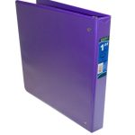 CARPETA VINIL MORADA ARILLO EN O 1 PULGADA CARTA PARA 200 HOJAS