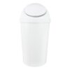 CESTO DE BASURA 11.4 L BLANCO CON TAPA DE BALANCIN