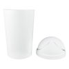 CESTO DE BASURA 11.4 L BLANCO CON TAPA DE BALANCIN