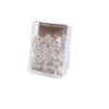 CHINCHES PLASTICAS TRANSPARENTES P1168 CON 100 PZS