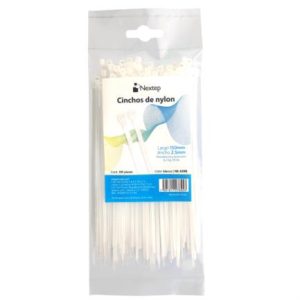 CINCHO-SUJETA-CABLE-NEXTEP-2-5-X-150-MM-COLOR-BLANCO-CON-100-PIEZAS_S136-012_1-1 CINCHO SUJETA CABLE NEXTEP 2.5 X 150 MM COLOR BLANCO CON 100 PIEZAS