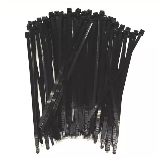 CINCHO SUJETA CABLE SANTUL 4.8 X 350 MM COLOR NEGRO BOLSA CON 50 PIEZAS
