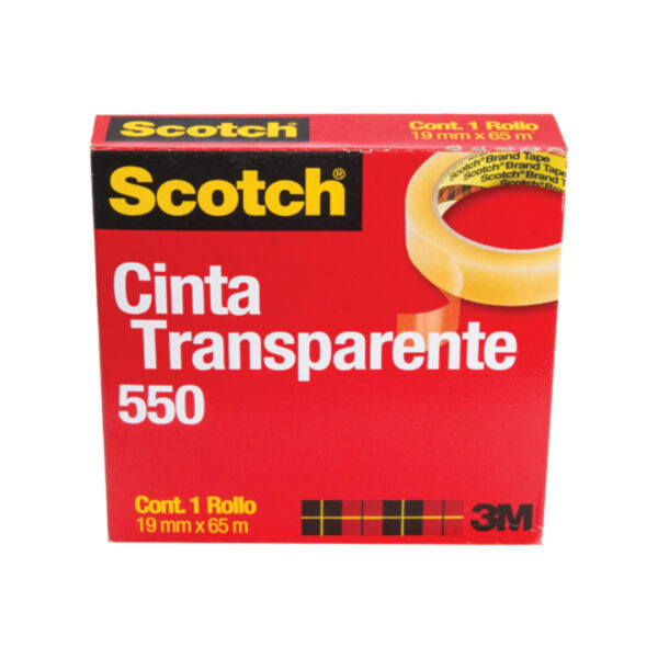 CINTA ADHESIVA DIUREX 550 DE 19 MM X 65 M