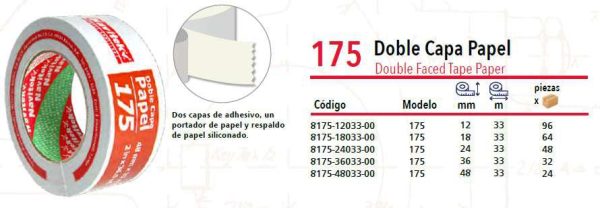 CINTA-ADHESIVA-DOBLE-CARA-MASKING-DE-PAPEL-175-DE-48-MM-X-33-M_C110-048_2.jpg CINTA ADHESIVA DOBLE CARA MASKING DE PAPEL 175 DE 48 MM X 33 M