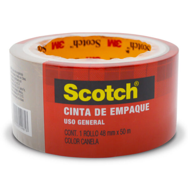 CINTA DE EMPAQUE CANELA DE 48 MM X 50 M