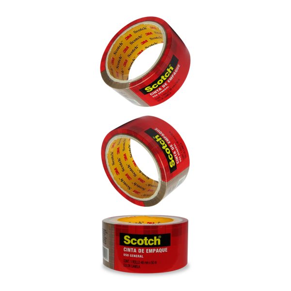 CINTA DE EMPAQUE CANELA DE 48 MM X 50 M