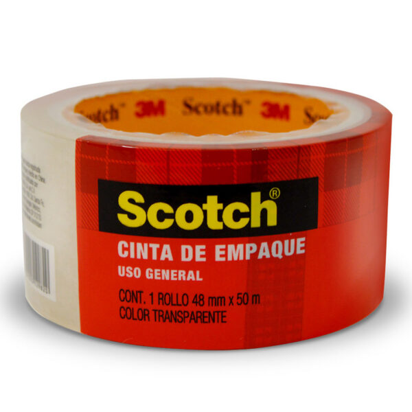 CINTA DE EMPAQUE TRANSPARENTE DE 48 MM X 50 M