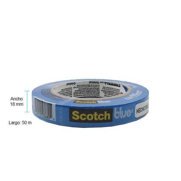 CINTA MASKING TAPE AZUL 3M MODELO 290 18 X 50 MM