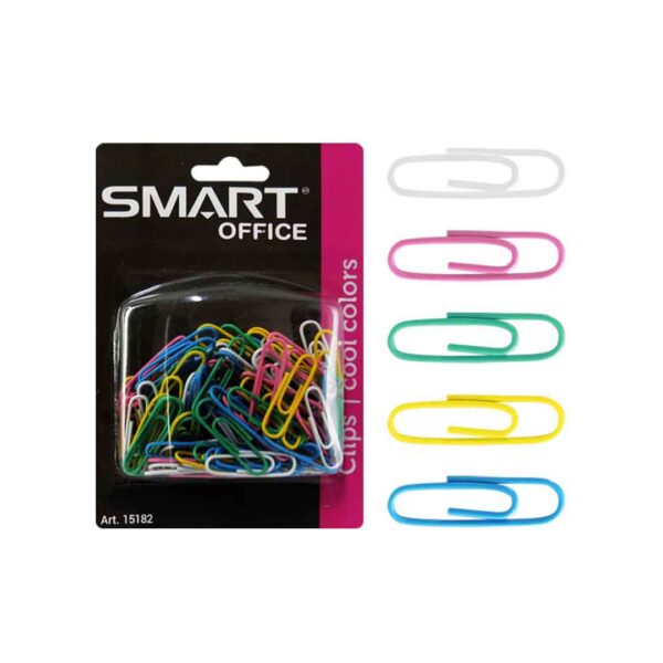 CLIP COLORES CON 100 PZS