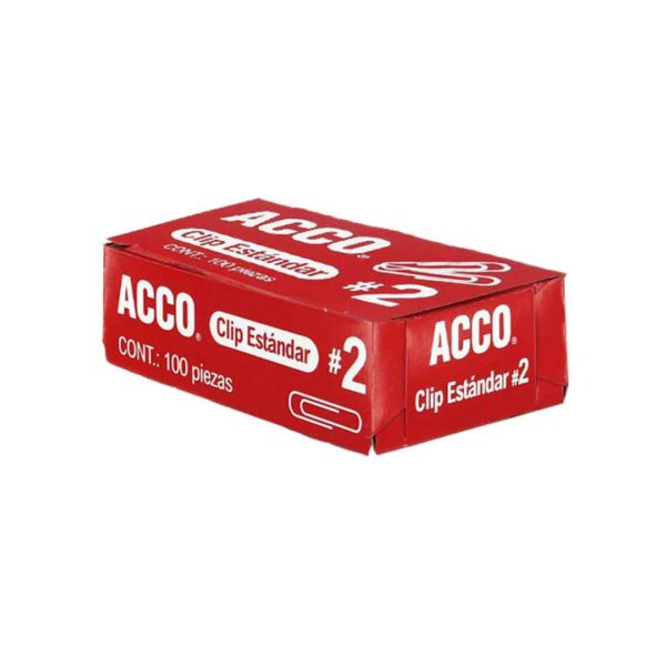 CLIP ESTANDAR NUMERO 2 P1660 CAJA CON 100 PZS
