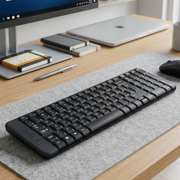COMBO LOGITECH TECLADO MOUSE MK220 USB INALAMBRICO