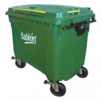 CONTENEDOR DE BASURA 660 LITROS VERDE 8626VD