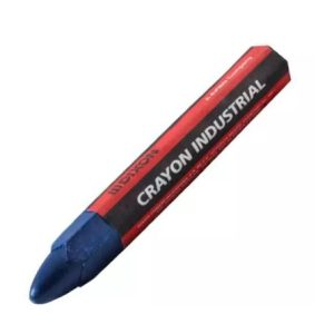CRAYON INDUSTRIAL HEXAGONAL AZUL CON 10 PIEZAS
