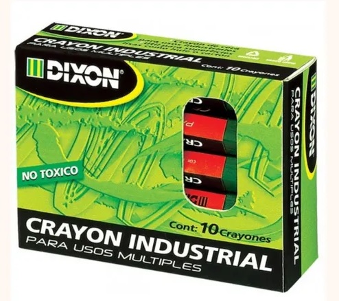 CRAYON-INDUSTRIAL-HEXAGONAL-NEGRO-CON-10-PIEZAS_C260-076-1 CRAYON INDUSTRIAL HEXAGONAL NEGRO CON 10 PIEZAS