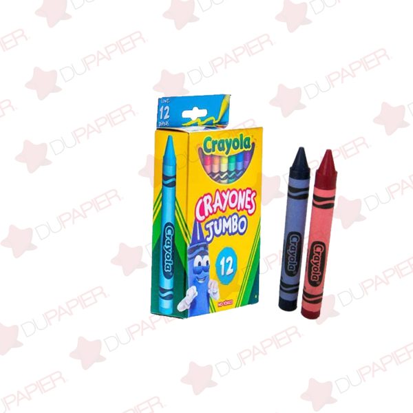 CRAYON JUMBO CON 12 PIEZAS 52-0312 COLORES SURTIDOS