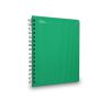 CUADERNO ESPIRAL FORMA FRANCESA BOOK CUADRO CHICO 100 HOJAS PASTA DURA