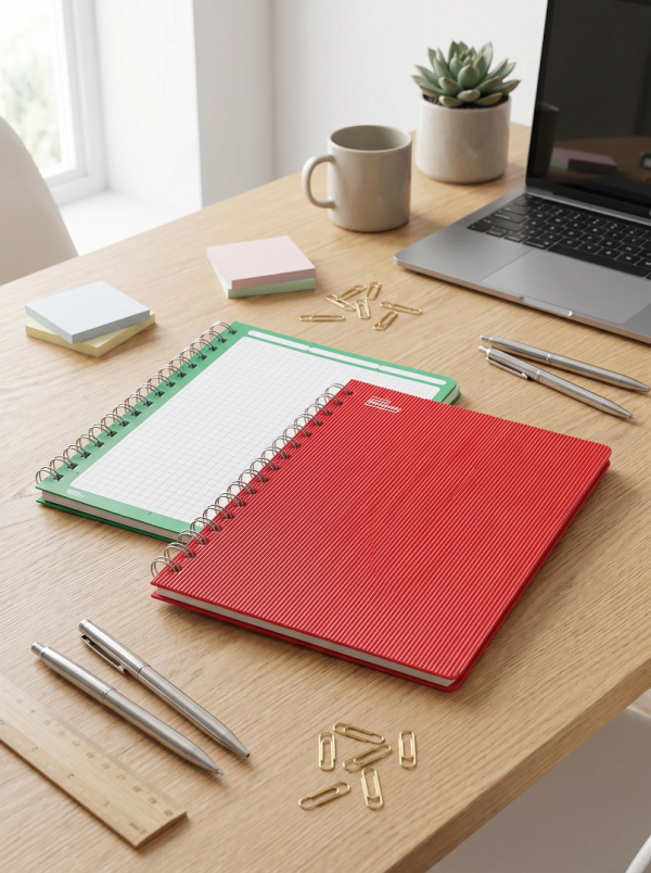 CUADERNO ESPIRAL FORMA FRANCESA BOOK CUADRO CHICO 100 HOJAS PASTA DURA