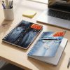 CUADERNO ESPIRAL FORMA FRANCESA JEAN BOOK CUADRO CHICO CON 100 HOJAS