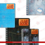CUADERNO ESPIRAL FORMA FRANCESA JEAN BOOK RAYA CON 100 HOJAS