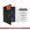 CUADERNO ESPIRAL FORMA FRANCESA JEAN BOOK RAYA CON 100 HOJAS