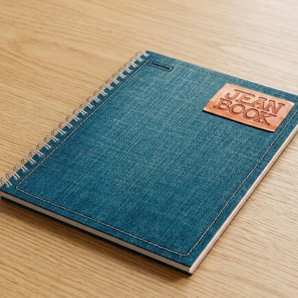 CUADERNO ESPIRAL FORMA FRANCESA JEAN BOOK RAYA CON 100 HOJAS
