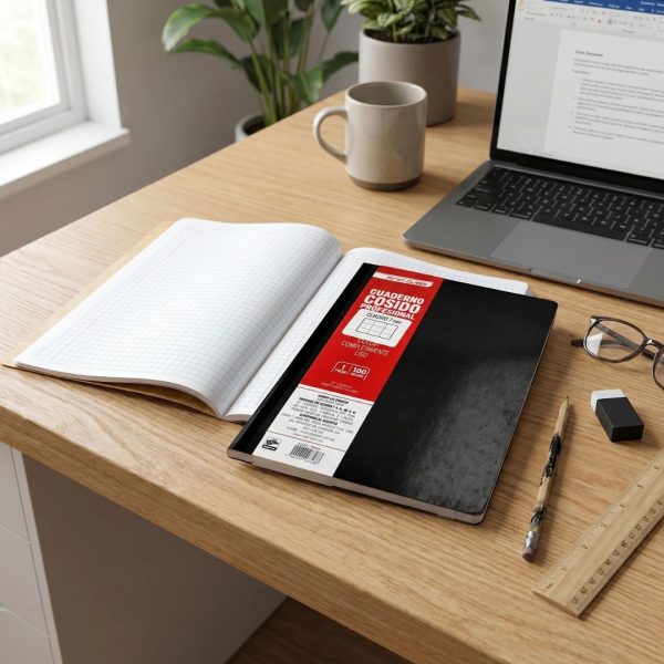 CUADERNO-PROFESIONAL-COSIDO-FIRST-CLASS-CUADRO-GRANDE-3121-NEGRO-CON-100-HOJAS_C308-031_14 CUADERNO PROFESIONAL COSIDO FIRST CLASS CUADRO GRANDE 3121 NEGRO CON 100 HOJAS