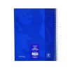 CUADERNO PROFESIONAL EUROPEAN PASTA DURA CUADRO GRANDE CON ESPIRAL 80 HOJAS AZM