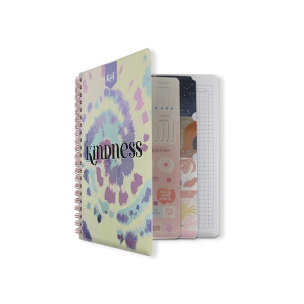 CUADERNO PROFESIONAL KIUT PASTA DURA CUADRO GRANDE CON ESPIRAL 200 HOJAS