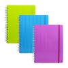 CUADERNO PROFESIONAL PASTA DURA CUADRO GRANDE CON ESPIRAL DE 200 HOJAS