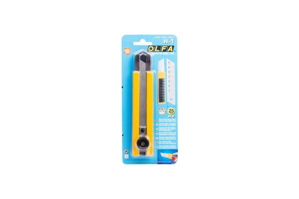 CUTTER OLFA H-1 ANCHO HEAVY DUTY DE 25 MM