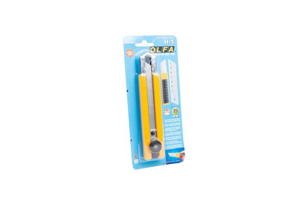 CUTTER OLFA H-1 ANCHO HEAVY DUTY DE 25 MM