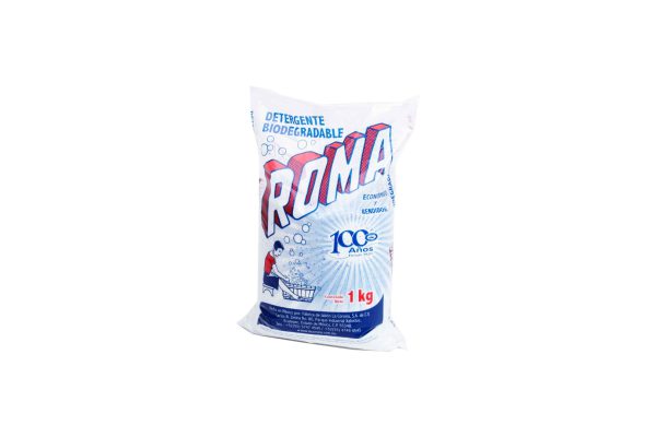 DETERGENTE EN POLVO ROMA BOLSA DE 1 KG