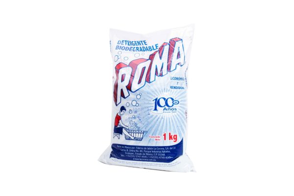 DETERGENTE EN POLVO ROMA BOLSA DE 1 KG