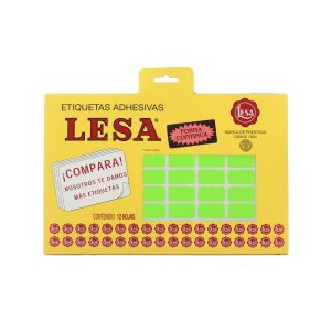 E130-074 ETIQUETA LESA GRANDE FLUORESCENTE DEL NUMERO 8 VERDE