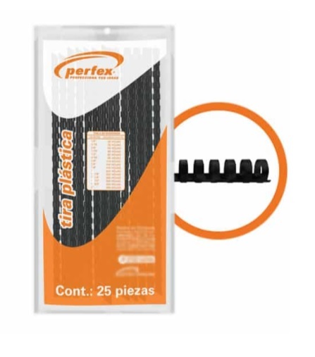 ESPIRAL CERLOX NEGRO DE 3/4 PULGADAS 140 HOJAS NEGRO CON 25 PZS
