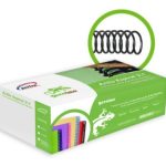 ESPIRAL PLASTICO NEGRO DE 25 MM.3:1 PARA 220 HOJAS CON 36 PZS