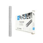 ESPIRAL TWIN LOOP METALICO NEGRO 1/2 PULGADAS PASO 3:1CON 20 PZS