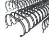 ESPIRAL WIRE-O METALICO NEGRO 1 1/4 PULGADAS PASO 2:1 CON 20 PZS